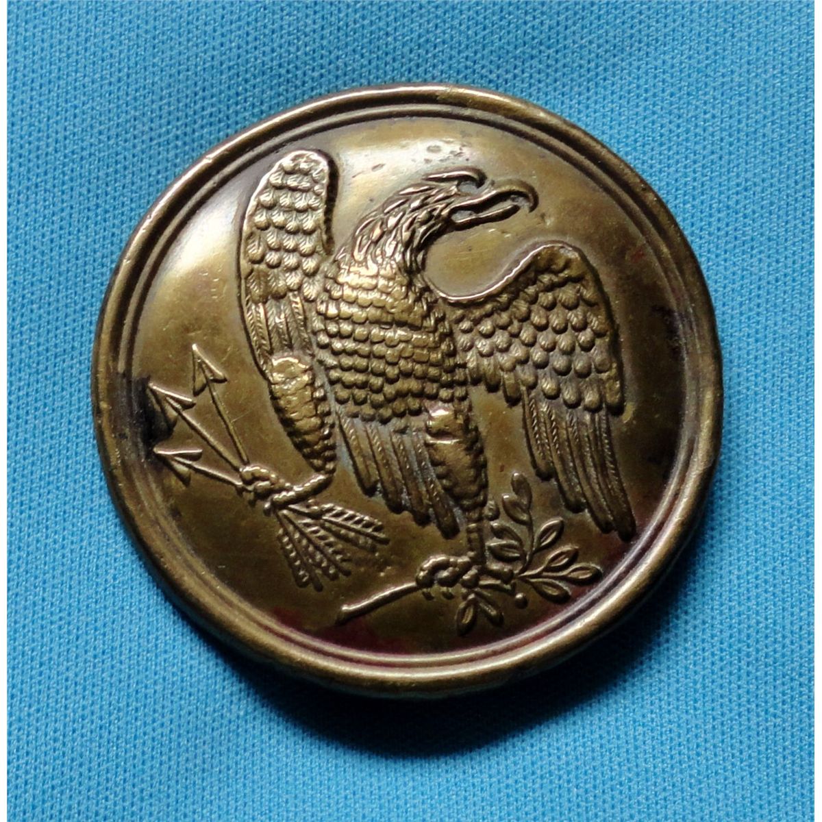 US Civil War non comissioned officer shoulder belt buckle, brass