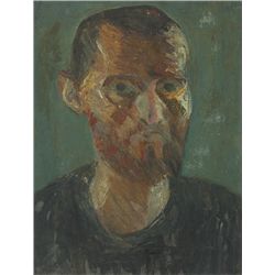 Brian Bourke HRHA (b.1936) - SELF PORTRAIT, 1965