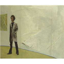 Pat Harris (b.1953) - THE ARTIST IN HIS STUDIO, 1983