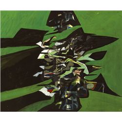 David Crone RHA (b.1937) - CHURCH ROAD, 1974