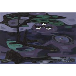 Norah McGuinness HRHA (1901-1980) - BLACK SEAWEED, 1969