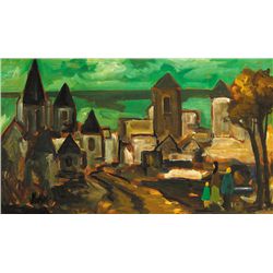 Markey Robinson (1918-1999) - ENTERING THE OLD CITY