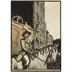 Jack Butler Yeats RHA (1871-1957) - THE FORESTER, 1913