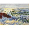 Image 1 : Roderic O'Conor (1860-1940) - COASTAL SCENE, EVENING or TURBULENT SEA , BRITTANY, c.1898-1899