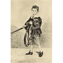 Édouard Manet (French, 1832–1883) - L'ENFANT A L'ÉPÉE, TOURNÉ À GAUCHE / YOUNG BOY WITH A SWORD (186