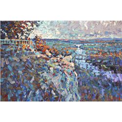 Arthur K. Maderson (b.1942) - DORDOGNE, DUSK STUDY, FRANCE
