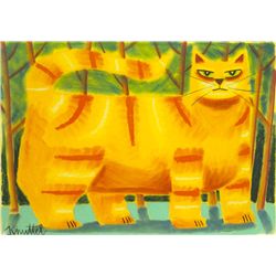 Graham Knuttel (b.1954) - MARMALADE CAT