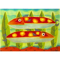 Graham Knuttel (b.1954) - TROPICAL FISH