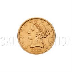 Early Gold Bullion $5 Liberty Extra Fine