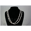 Image 1 : 161.00CTW 16in. RICE PEARL WHITE-PEACH NECKLACE