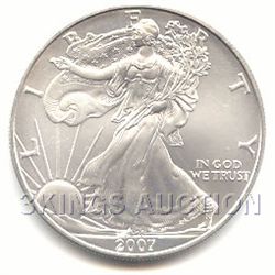 Uncirculated Silver Eagle 2007