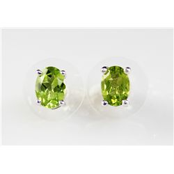 10K .66 Peridot Earring