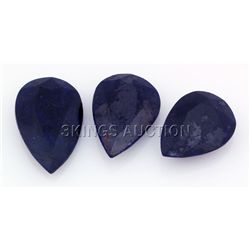 149.71ctw SapphirePearCutLooseGemstone lotof3