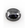 Image 1 : Jet Black Color AA Oval Brilliant 4.17CTW Loose Black D