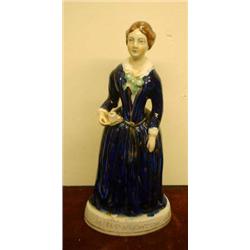 Staffordshire figure of Florence Nightingale...