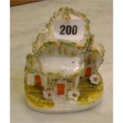 Staffordshire cottage pastille burner...