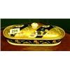 Image 1 : Minton toothbrush dish and cover...
