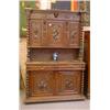 Image 1 : Continental carved oak buffet...