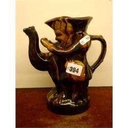 Staffordshire treacle glazed Toby jug...
