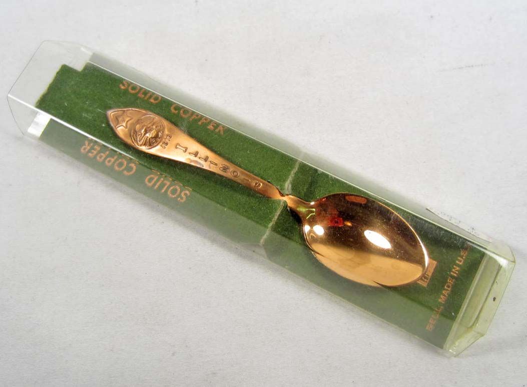 ANTIQUE SOLID COPPER SPOON