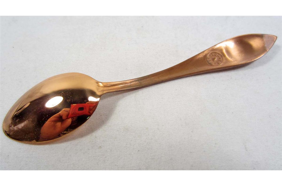 ANTIQUE SOLID COPPER SPOON