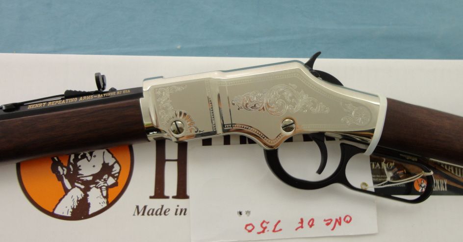Henry Arms co. Silverado LTD Engraved Golden Boy