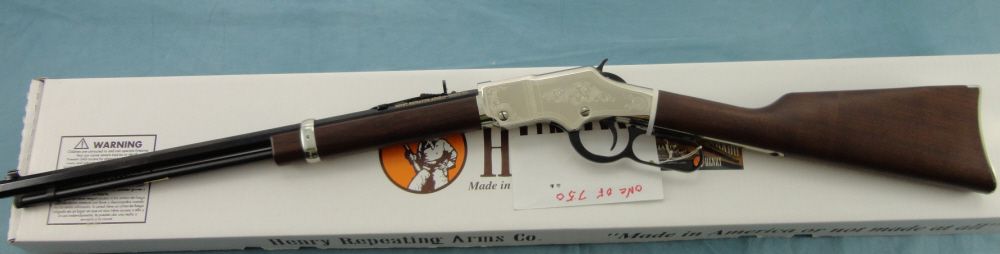Henry Arms co. Silverado LTD Engraved Golden Boy