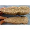 Image 4 : Pair of Large stone Gooved axe heads