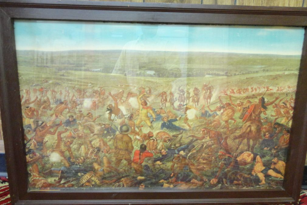 Budweiser Custer Last Stand Print