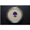 Image 2 : Oval Shaped Simulated Amethyst Gemstone; EST. $10-25