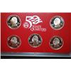 Image 2 : 2006 US Mint State Quarter Silver Proof Set With COA Included; EST. $30-40