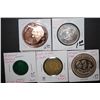 Image 1 : Various State Tokens; Lot of 5; EST. $10-15