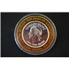 Image 1 : Caesars Lake Tahoe NV "4 of 4" Limited Edition Two-Tone $10 Gaming Token; .999 Fine Silver; EST. $20