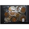 Image 2 : World Coins & Tokens; Various Dates, Conditions & Denominations; Lot of 50; EST. $5-10