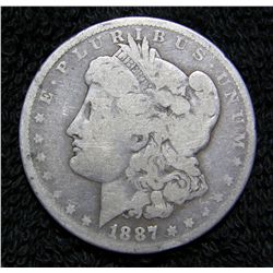 1887 Morgan Dollar