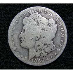 1886 O Morgan Dollar