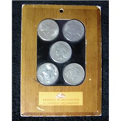 5-Peace Dollars Gates Award