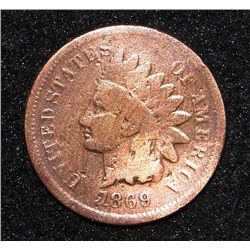 1869 Indian Head Cent Rare