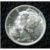 1918 D Gem BU Mercury Dime