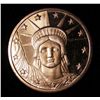 Image 1 : 2011 Statue of Liberty 1 AVDP Oz .999 Copper Round