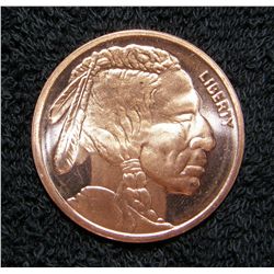 2011 Indian Head 1 AVDP Oz .999 Copper Round