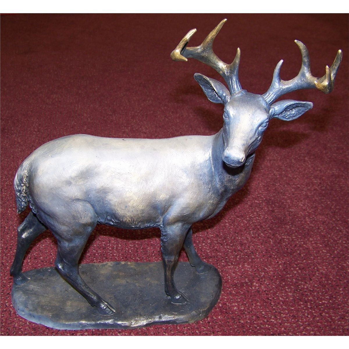 Bronze Deer Sculpture by Rick Rowley 2008