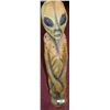 Image 3 : RICK ROWLEY HAND CARVED ALIEN WOOD SCULPTURE