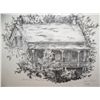 Image 2 : "Gubenhain-Fausel House1985" Ink Drawing Signed Jonni Hill
