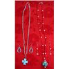 Image 1 : 2- Turquoise/Beaded Necklace & Earring Sets