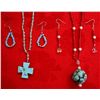Image 2 : 2- Turquoise/Beaded Necklace & Earring Sets
