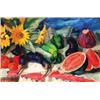 Image 1 : P. KOVÁTS FERENC (1911-1983), Still life with fruits and sunflowers