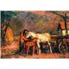 Image 1 : CHIOVINI FERENC (1899-1981), Horse carriage