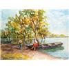 Image 1 : CSÁKI-MARONYÁK JÓZSEF (1910-2002), Riverside of Mártély