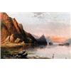 Image 1 : KARL KAUFMANN (1843-1901), Sunset at the fjords